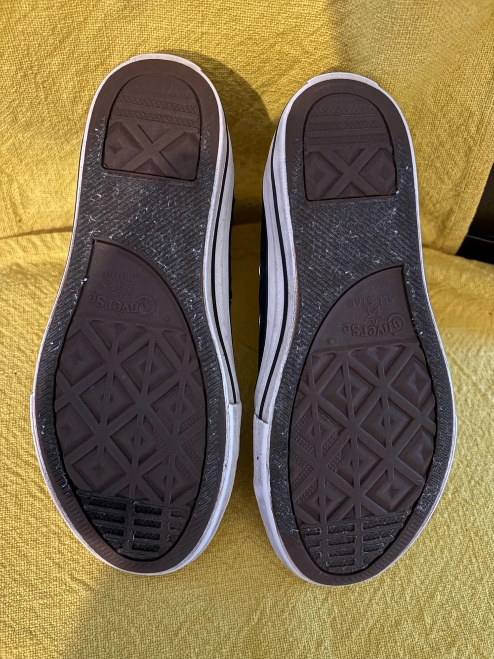 Converse Black and White High Top Sneakers